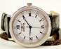 Invicta Specialty Model 0065 White Dial Black Leather Band Watch 45.3g image number 1