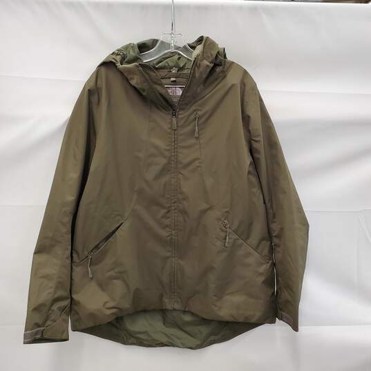 The North Face WM's Carto Triclimate Green Nylon Parka & Hoody Jacket Size XL image number 1