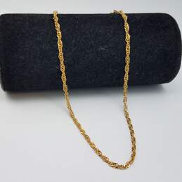 14k Gold Twist Chain Necklace 4.4g alternative image