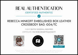 Rebecca Minkoff Stargazing Beaded in Blush Nubuck Leather Convertible Crossbody Bag AUTHENTICATED alternative image