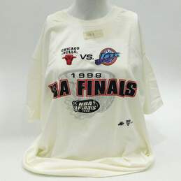 NWT Vintage 1998 Chicago Bulls vs Utah Jazz NBA Finals T-Shirt Men's XL