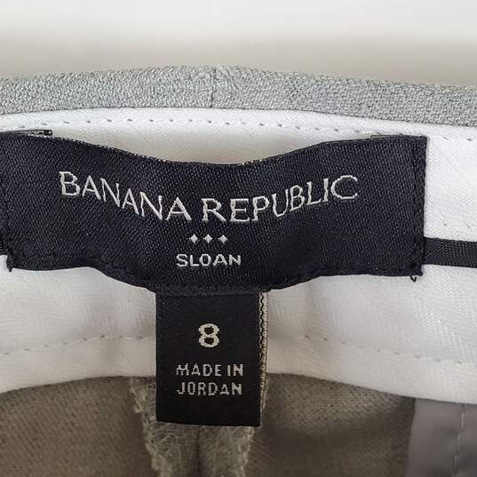 Banana Republic Women Grey Dress Pants Sz 8 NWT image number 3
