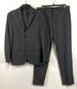 COS Mens Gray Single Breasted Coat And Straight Leg Pant 2 Piece Suit Size 46 image number 1