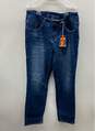 JAG Women's Dark Blue Mid Rise Straight Leg Jeans Sz 16W NWT image number 1