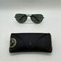 Ray Ban Large Aviator Polarized Sunglasses Black image number 1