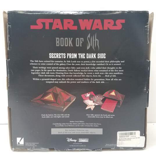 2015 Disney Star Wars Book Of Sith Secrets From The Dark Side Vault Edition image number 3