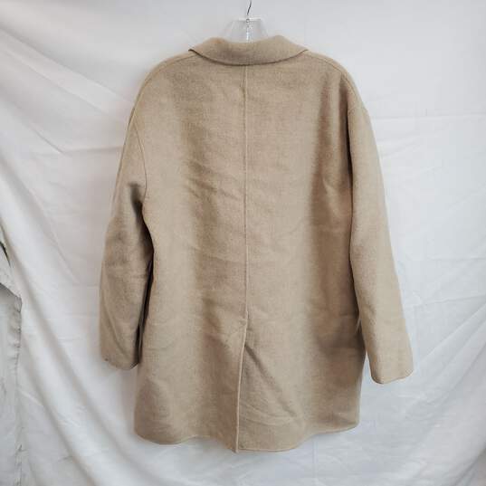 Eileen Fisher Wool Blend Trench Coat Jacket Size L image number 2