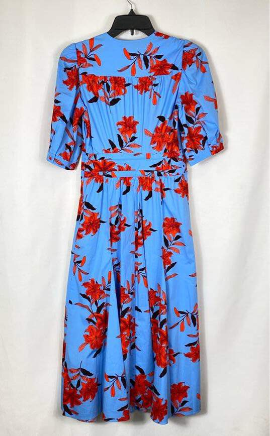 Diane Von Furstenberg Women Blue Maxi Dress Size 2 image number 5