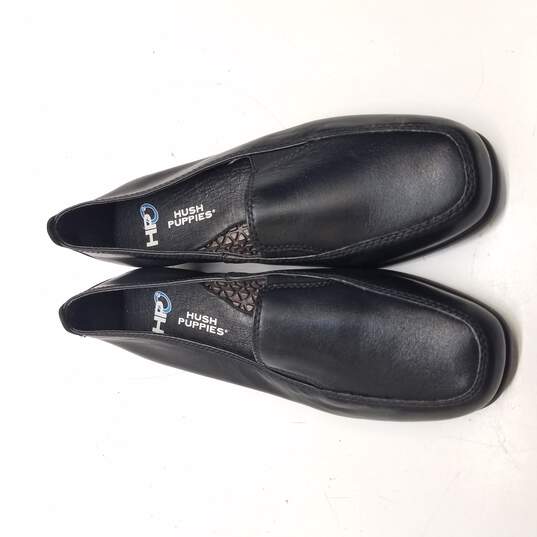 Hush Puppies Women's Heaven Black Leather Loafer Size 6 image number 5