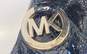 Michael Kors Fulton Python Embossed Shoulder Bag Black image number 3
