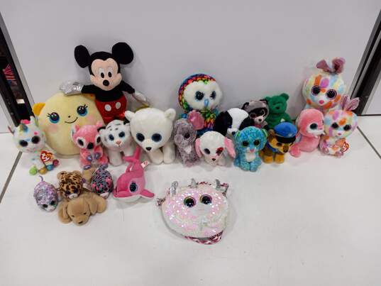 23pc Bundle of Assorted TY Stuffed Animals image number 1