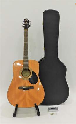 Samick Brand D-1 Model Wooden 6-String Acoustic Guitar w/ Hard Case