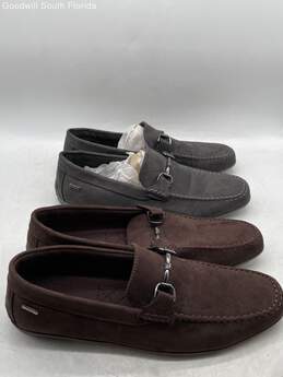 2 Jeko Mens Brown Gray Dress Shoes Size 10 alternative image