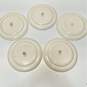 Camwood Ivory 22K Trim China Tableware 10 inch Dinner Plates 5 Pc Set image number 2