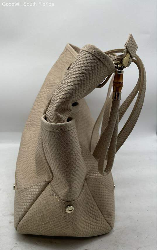 Elaine Turner Beige Handbag With Tags image number 4