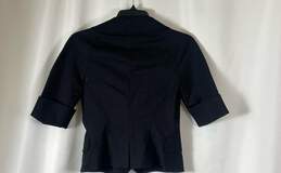NWT Bebe Design Lab Womens Black Long Sleeve Collared Jacket Size 0 alternative image