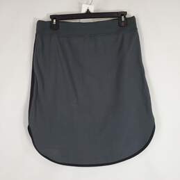 Retrology Black Pull On Stretch Pants Elastic Waist Pockets Leather Details  M