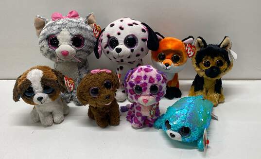 Ty Beanie Babies Boos Bundle Lot Of 8 With Tags image number 1