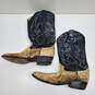Vintage Snakeskin Cowboy Western Boots Mexican Boot Size 28.5 image number 2