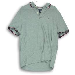 Tommy Hilfiger Men Gray Polo Shirt Size XL