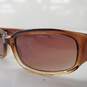 Armani Exchange Brown Ombre Narrow Rectangular Frame Sunglasses AX031/S image number 7