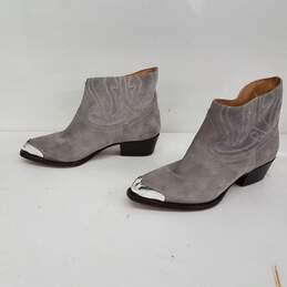 Buttero Grey Suede Ankle Boots Size 5 alternative image