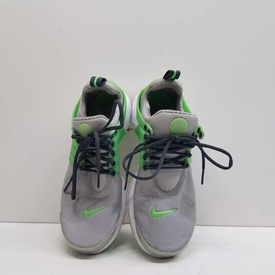 Nike Presto Light Smoke Grey Green Strike Sneakers DQ4718-001 Size 5Y/6.5W image number 6