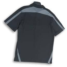 NWT PGA Tour Mens Golf Polo Shirt Motionflux 360 Short Sleeve Black Gray Size L alternative image