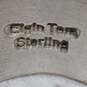 Navajo Artisan Elgin Tom Signed Sterling Silver Topaz Ring Size 7 - 8.4g image number 6