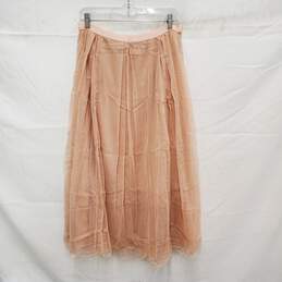 NWT Peruvian Connection WM's Blush Giselle Chiffon Long Skirt Size SM alternative image