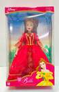 Disney Princess Belle Keepsake Brass Key Porcelain Doll in Original Box image number 1