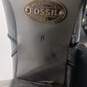 Fossil women's Black Leather Heeled Harness Boots Size 8 image number 6