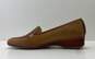 Brunos Firenze Shoes Tan Brown Suede Leather Loafers Shoes Women's Size 38 image number 2