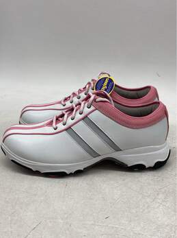 Women's G Sok Size 8.5 White & Pink Athletic Golf Shoes alternative image