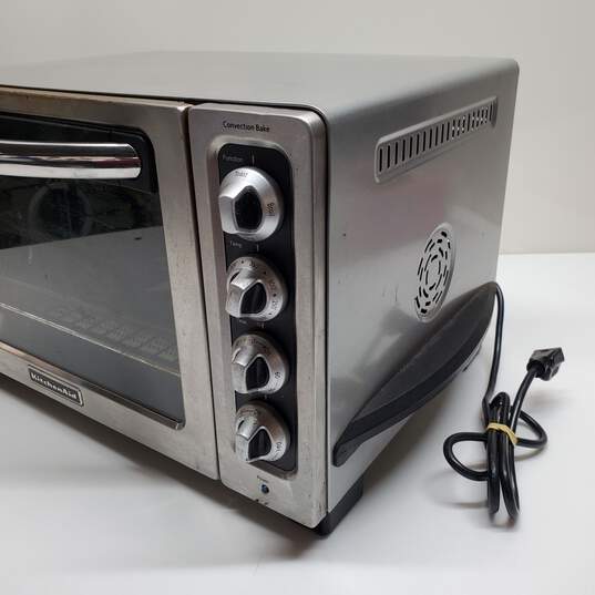 KitchenAid 12" Compact Counter Stainless Steel Toaster Oven (Untested) image number 3