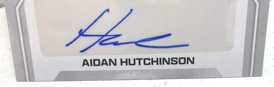 2022 Leaf Draft Rookie Class Aidan Hutchinson/U of Michigan Signed Trading Card image number 2