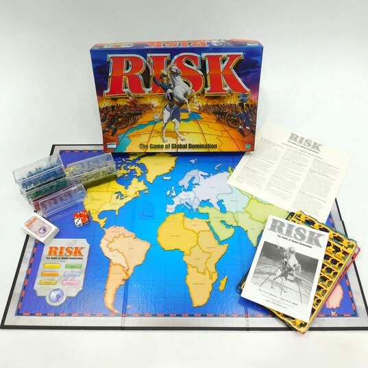 Vintage Hasbro: Risk Board Game 1990s The World Conquest Game Parker Brothers image number 1