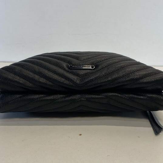 Rebecca Minkoff Quilted Leather Edie Crossbody Black image number 3