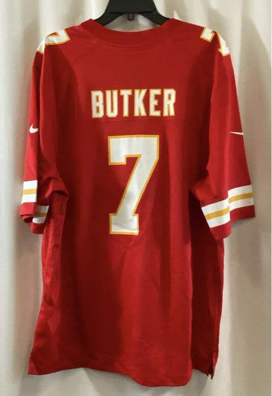 Nike NFL Kansas City Chiefs Harrison Butker #7 Red Football Jersey - Size XL image number 2