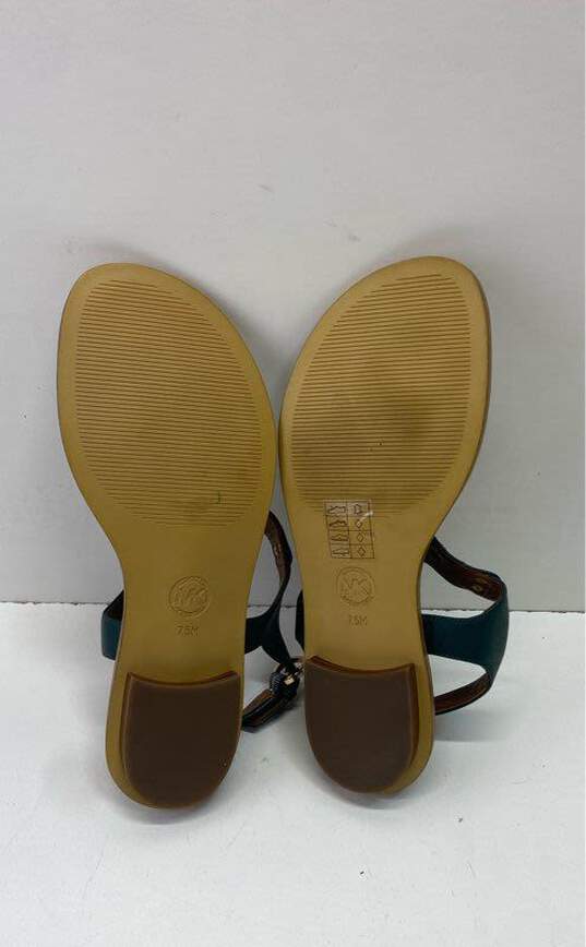 Michael Kors Green Thong Sandal Women 7.5 image number 5