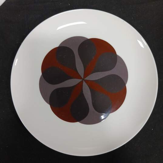 Lot of Five Mikasa Rainflower China Dessert Plates image number 4