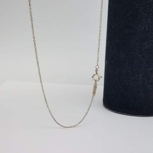 Tiffany & Co Sterling Silver Chain Necklace 0.9g image number 4
