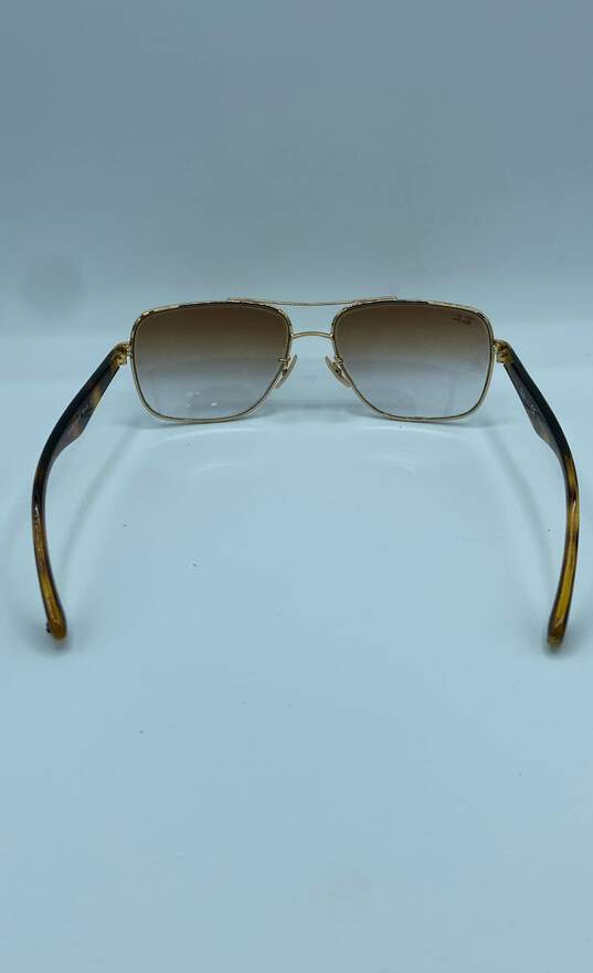 Ray Ban Gold Sunglasses - Size One Size image number 3