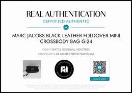 Marc Jacobs Re-Edition Mini Natasha Black Pebble Leather Crossbody Bag w/COA alternative image