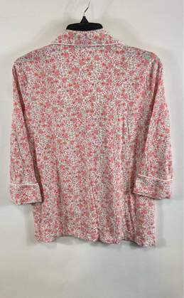 Ralph Lauren Womens Pink Floral Pocket 3/4 Sleeve Button-Up Shirt Size Small alternative image