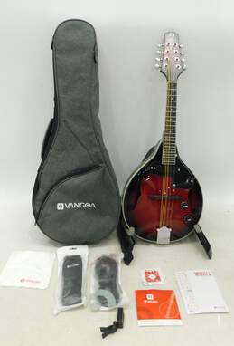 Vangoa Brand Wooden 8-String A-Style Acoustic Electric Mandolin w/ Accessories