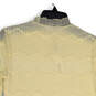 NWT Womens Beige Lace Mock Neck Long Sleeve Pullover Blouse Top Size Small image number 4