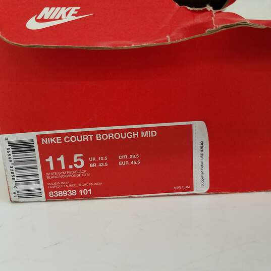 Nike Court Borough Mid Shoes IOB Size 11.5 image number 6