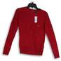 NWT 7th Avenue New York & Company Womens Red Cardigan Sweater Size XS image number 1