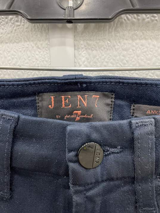 NWT Jen 7 Womens Blue Stretchy Jeans SZ 0 image number 3